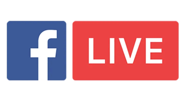 Facebook Live logo, YouTube Facebook Live Social media Broadcasting, go live, text, trademark, rectangle png